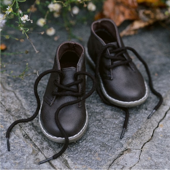 The Children's Place Brown Lace-Up Boots 👞 - Picture 1 of 5